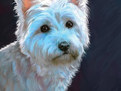 Dog Portrait animal art book character cover design dog drawing illustration painting pet photo portrait realism referance