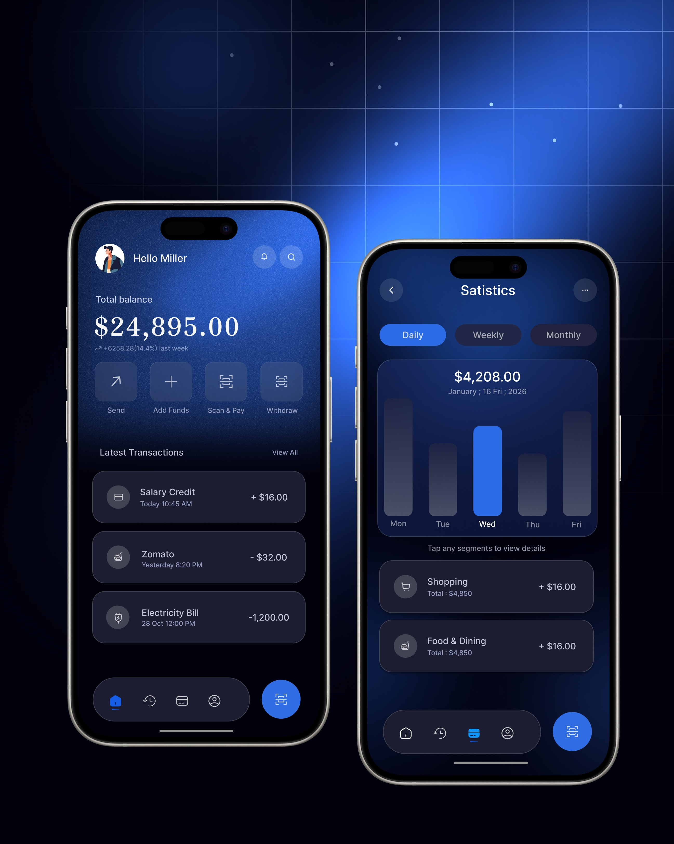 Example of Modern,Mobile UI/UX Design,App Design 