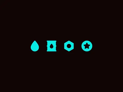 Materials icons cog cogwheel coin design fuel icon icons illustration material materials minimal minimalism minimalist star ui vector water