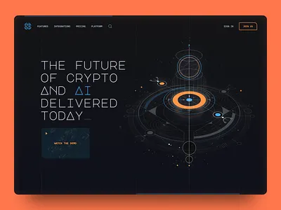 Mainframe UI illustration ui ux