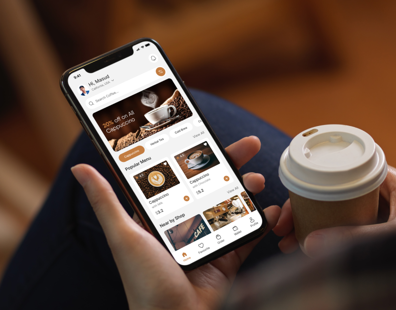 Coffee Shop Mobile App | UI/UX Design | Case Study affinitymapping appdesign cafeapp case study casestudy cleandesign coffee app coffee shop coffee shop app coffee shop ui designprocess mobile app design mobileapp modern app design productdesign trendy ui design ui uiux ux uxresearch