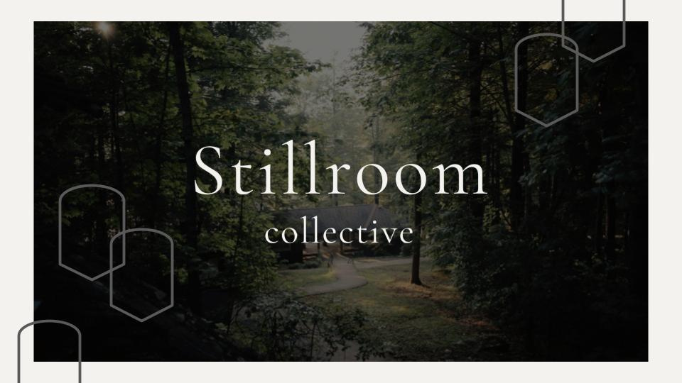 Stillroom Collective Presentation Design graphic design hospitality luxury powerpoint presentation design slides