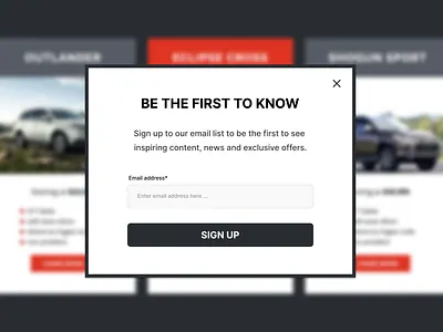 Daily UI :: 016 Pop-Up / Overlay. 016 dailyui dailyuichallenge development digitaldesign experiencedesign interfacedesign overlay pop up popup saas uichallenge uidesign uiux uiuxdesign userinterface webdesign