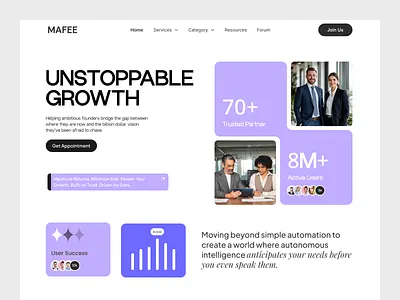 Financial consulting website design figma ui design financial website landing page ui landing page ui design web ui web ui design web ui designer website design website ui