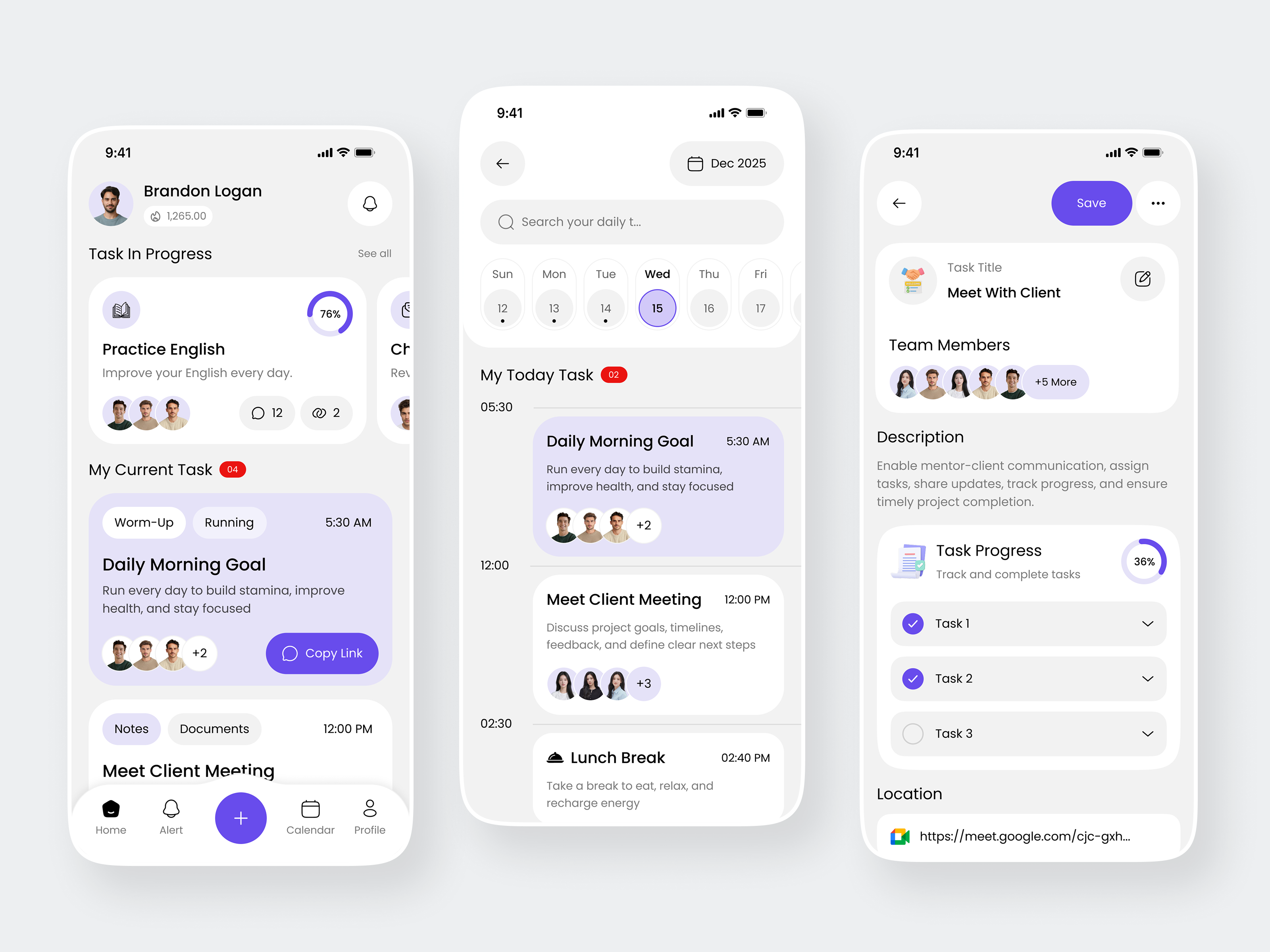Task Management Mobile App – Daily Planner & Team Collaboration app design daily planner ios app mobile mobile app planner app productivity app project management saas product schedule planner startup app task management task tracker team collaboration time management to do list ui design ux design work management workflow design