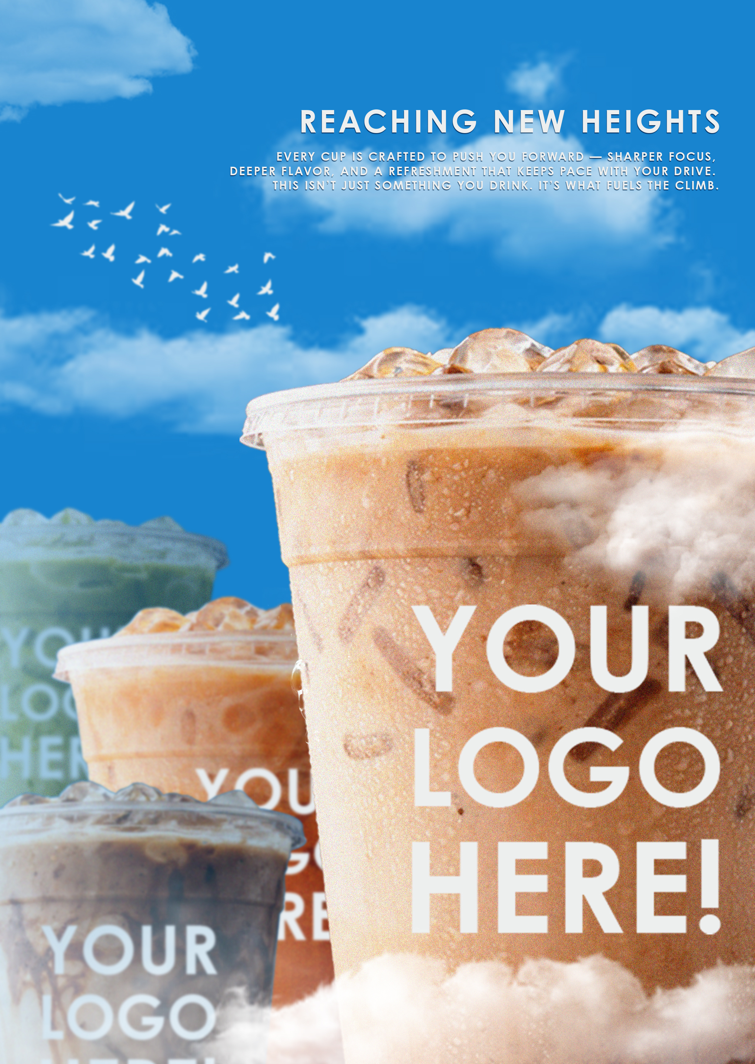 Cafe Social Media Poster Template branding graphic design poster socialmedia