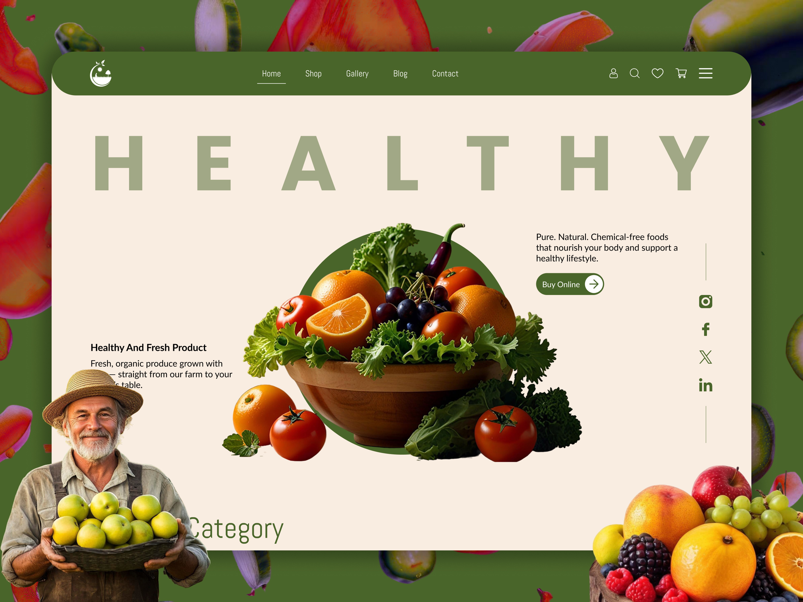 Example of Figma UI/UX & Landing Page Design