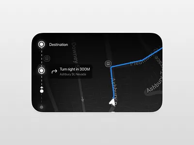 Location widget design. ui design