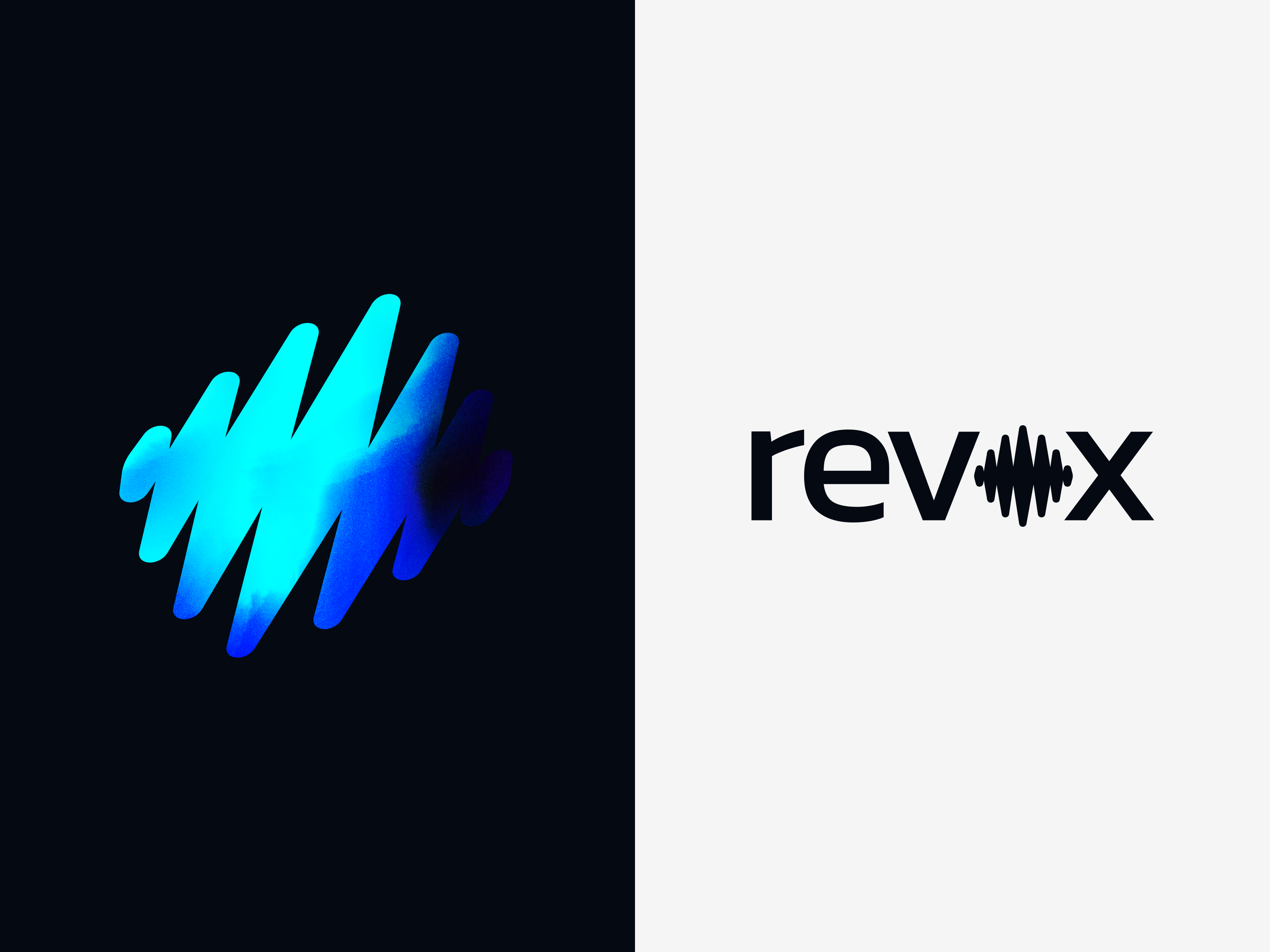Revox logo: Voice AI infrastructure branding logo logotype