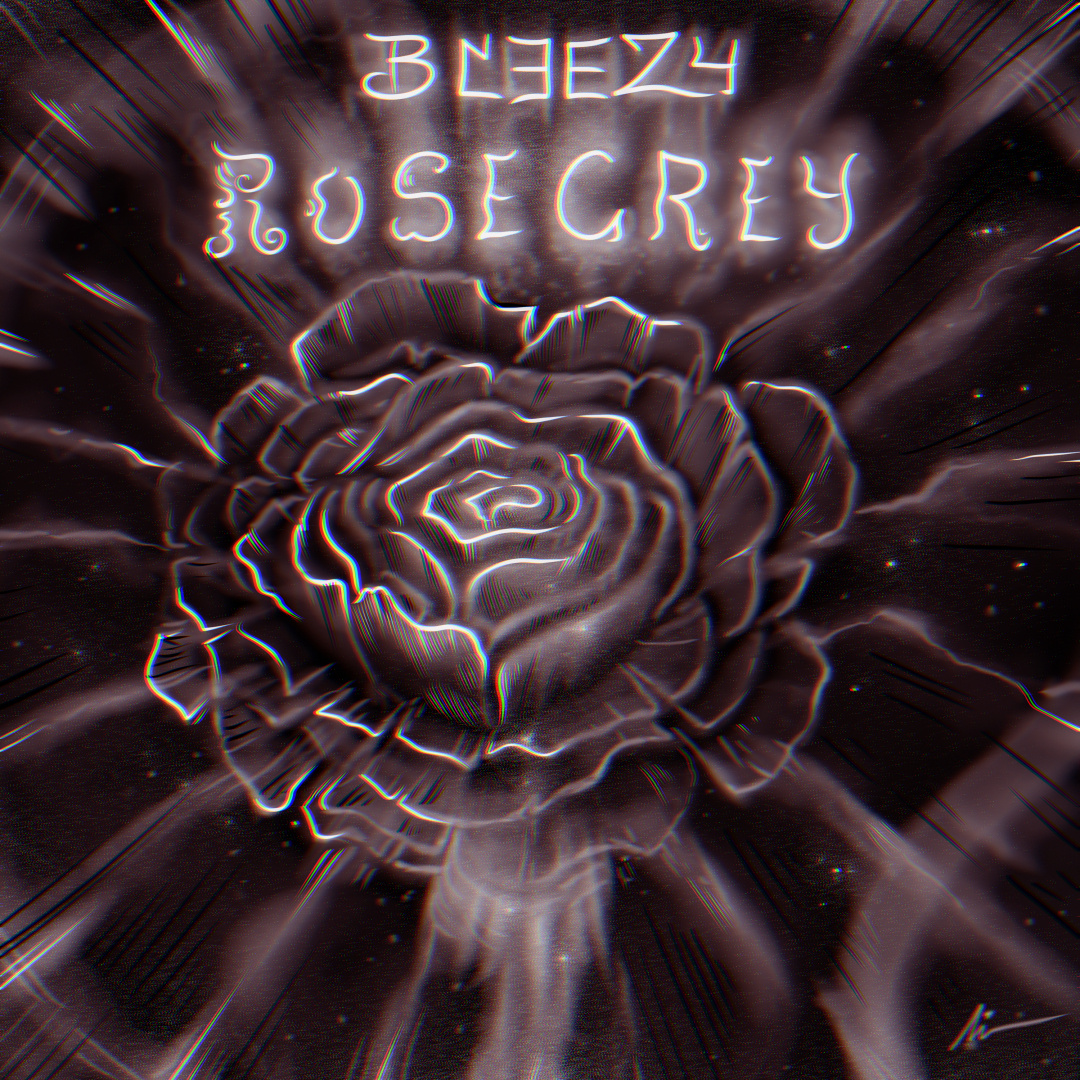 "Rose Grey" art branding color pencil cover design draw dream illustration music painting rose water ink