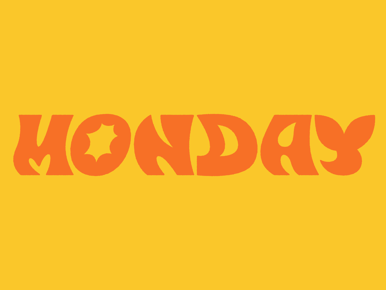✦ Lettering week — Monday ✦ art design drawing illustration lettering monday week
