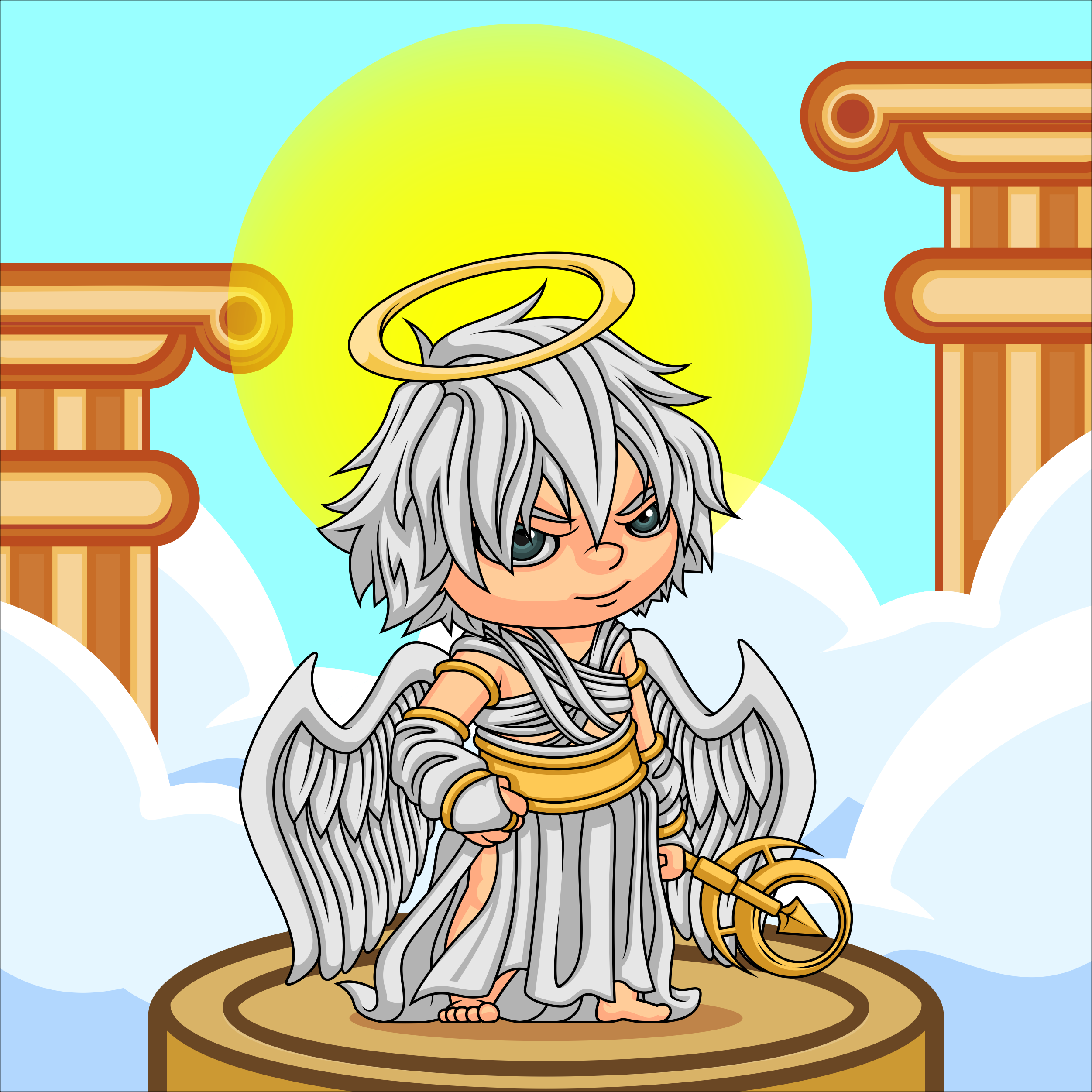 White Angel art character design character graphic design illustration