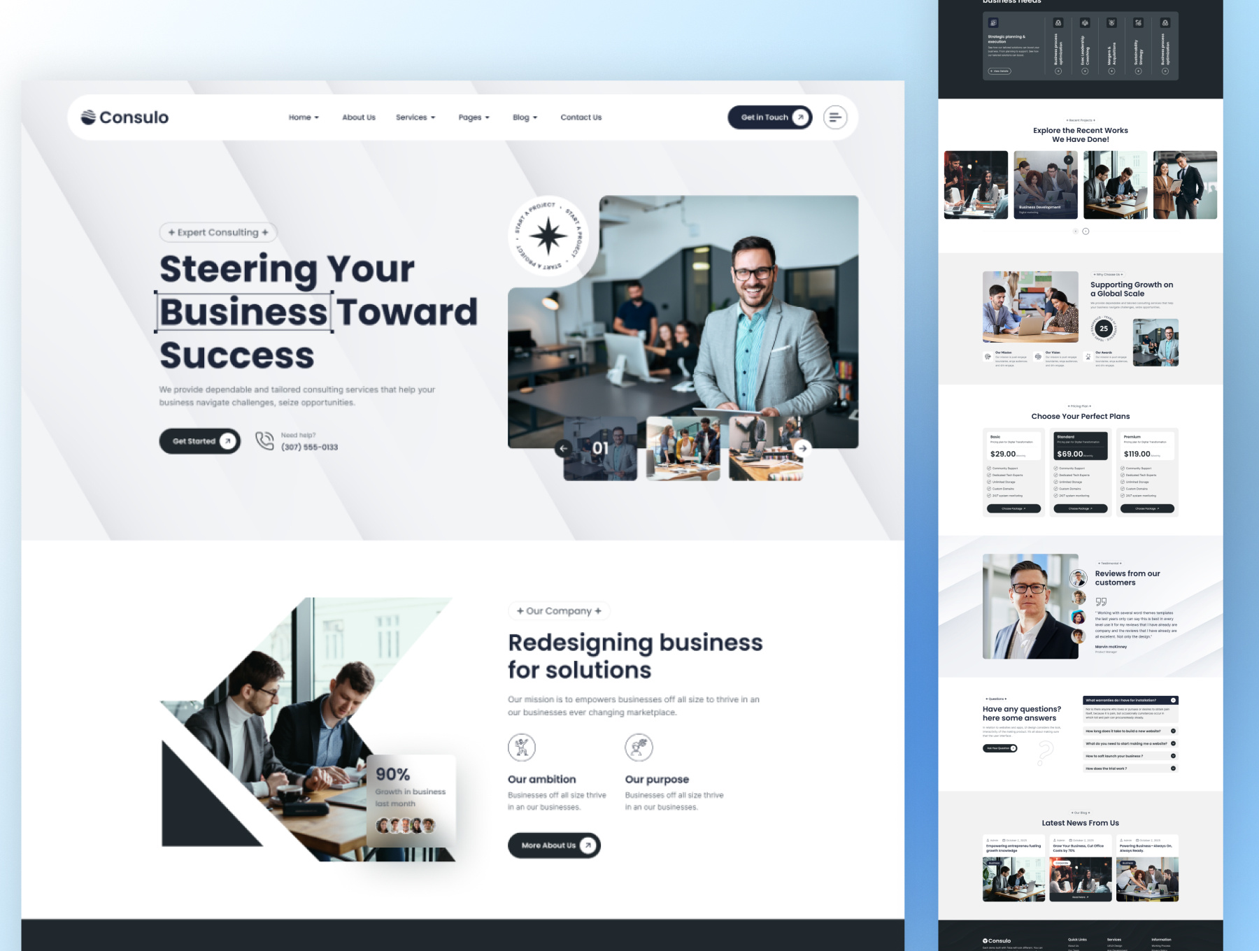 Example of Custom Website Design & Development