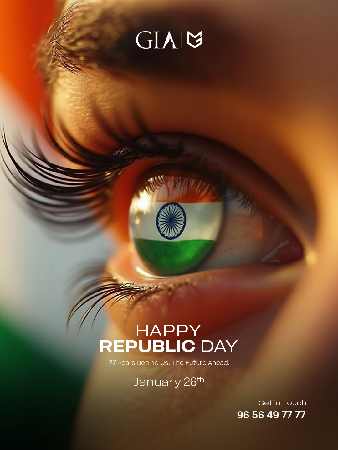Republic Day Poster - GIA 2026 graphic design