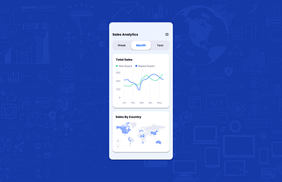 Daily UI :: 018 Analytics Chart. analyticsui appdesign appui blue chart dailyui dailyuichallenge data dataanalytics digitaldesign ecommerce graphic design interfacedesign mobiledesign reports sales uichallenge uiuxdesign userexperience uxuidesign