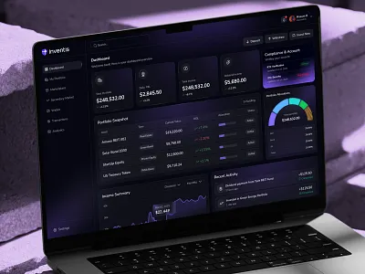 Investment Dashboard analytics crypto dashboard crypto investment dashboard crypto tokenisation design finance finance app investment investment dashboard platform portfolio product real world assets rwa dashboard statistics ui web app web3