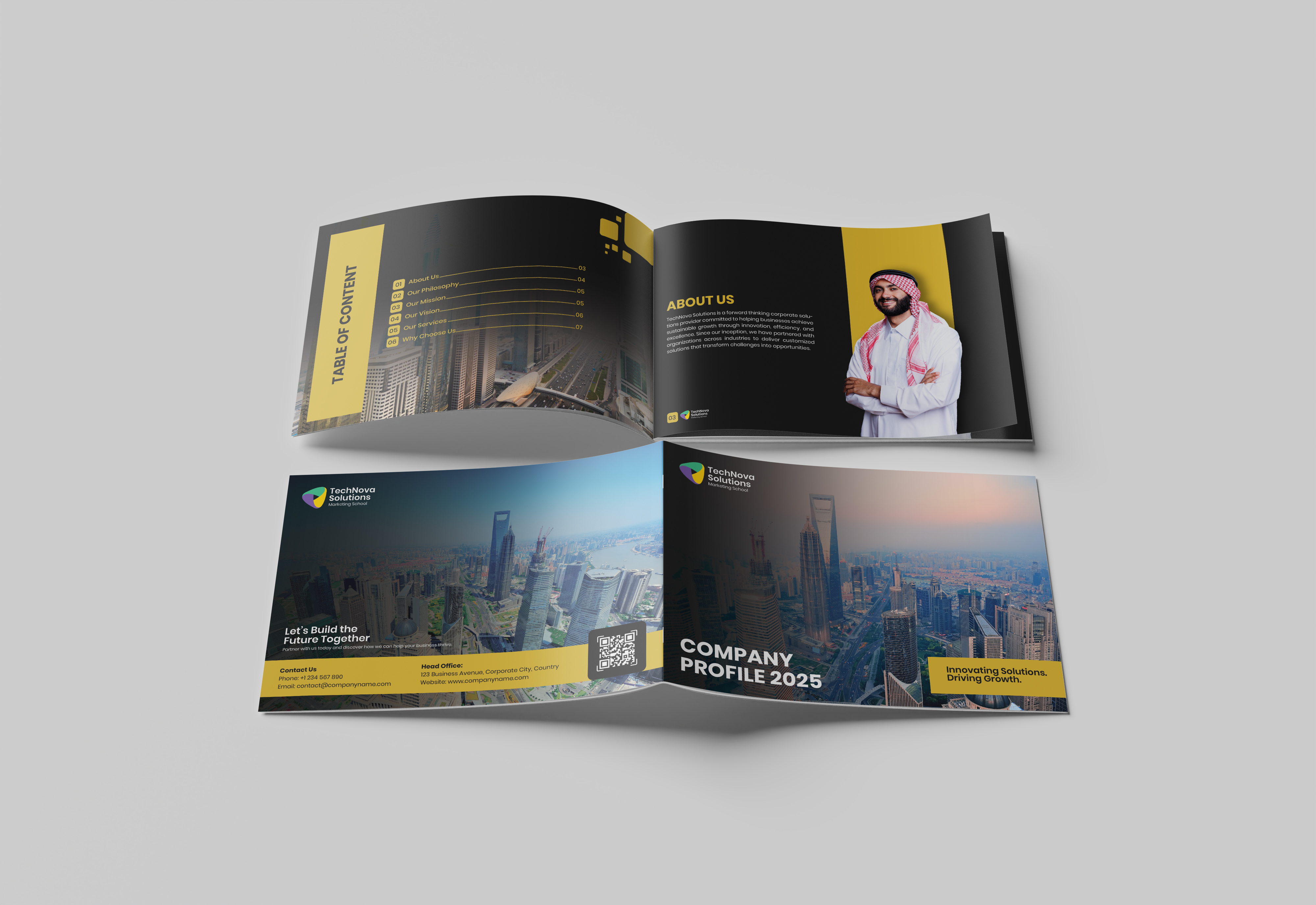 TechNova Company Profile Design brochure design catalog design company profile company profile design design editorial design graphic design magazine design presentation design print design