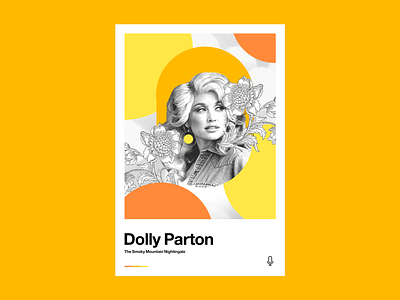 Dolly Parton Poster art artist collage digital dolly dolly parton illustration music poster retro yellow