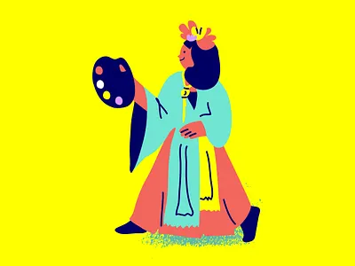 Frida art artist brsnding colour colourfull frida illustration illustrator paint painter school vetor