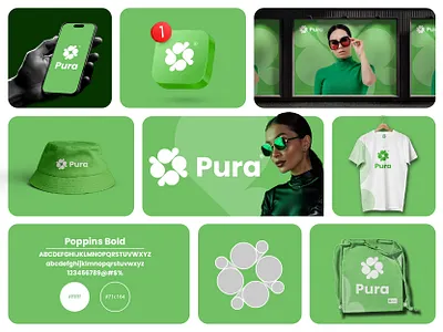 "Pura" Logo Branding (Unused) best logo branding branding design business logo clean logo creative logo design graphic design letter p logo logo logo branding logo design logo designer logos logotype minimal logo modern logo pura logo typography vector