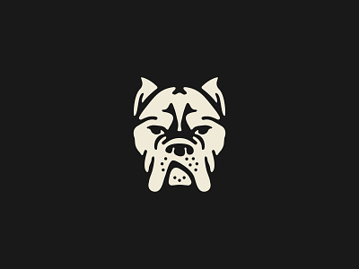 Gym Brand Icon bold box boxer boxing branding dog fitness grit gritty gym icon illustration line logo rough strength strong tough weights workout