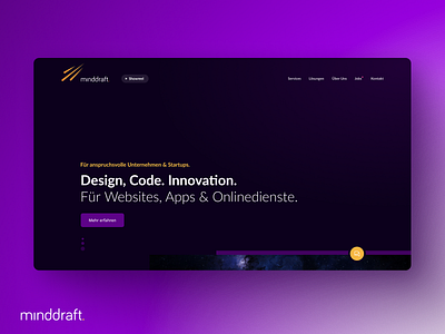 Website Relaunch minddraft branding design ui ux