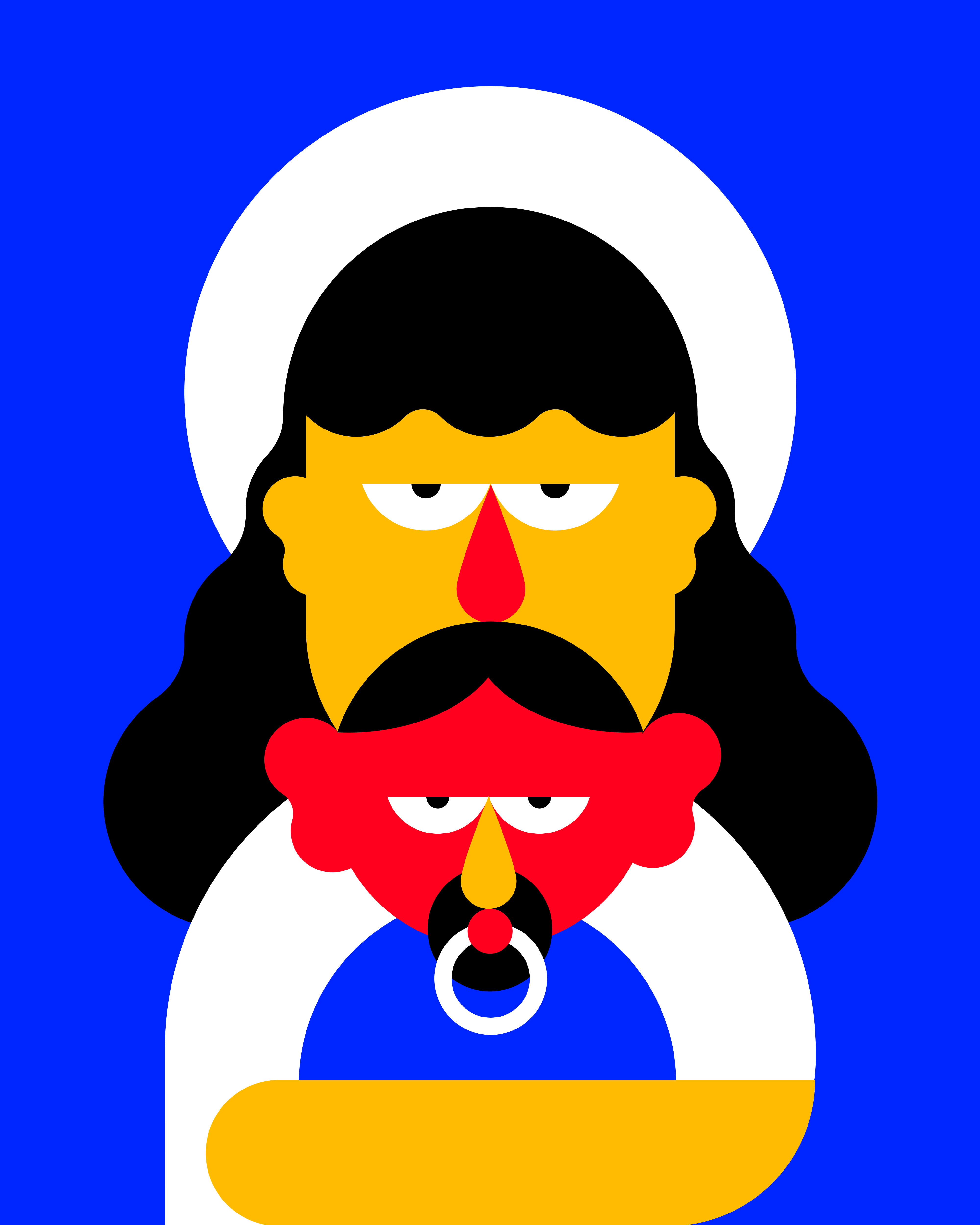 Madonna + Child branding character design geometric art graphic design illustration