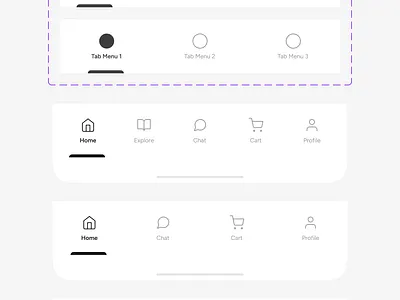 Bottom Tab Bar Navigation for Mobile Apps | Tab Bar challenge design nav tab bar trends ui ux