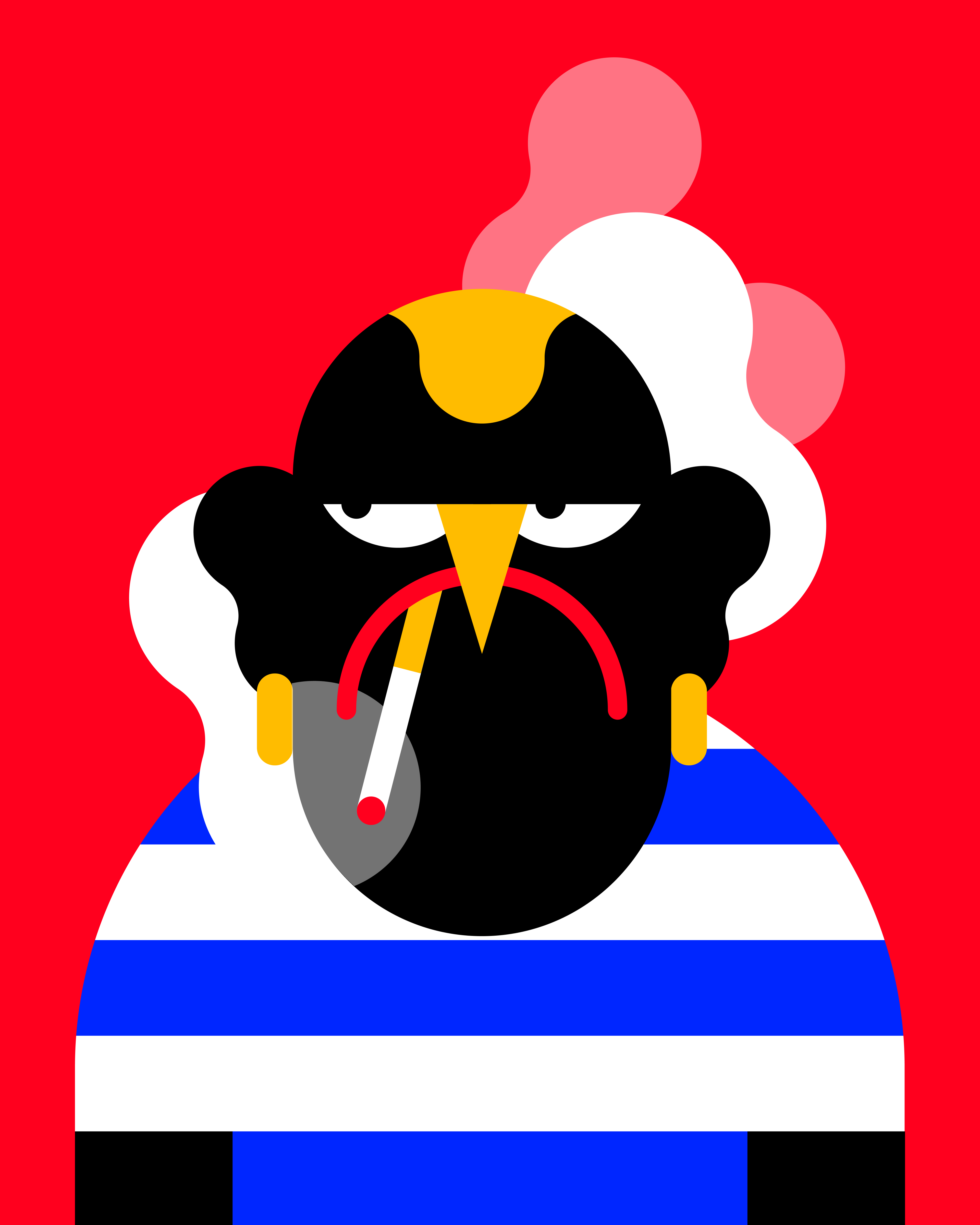 Stripes branding character design geometric art graphic design illustration