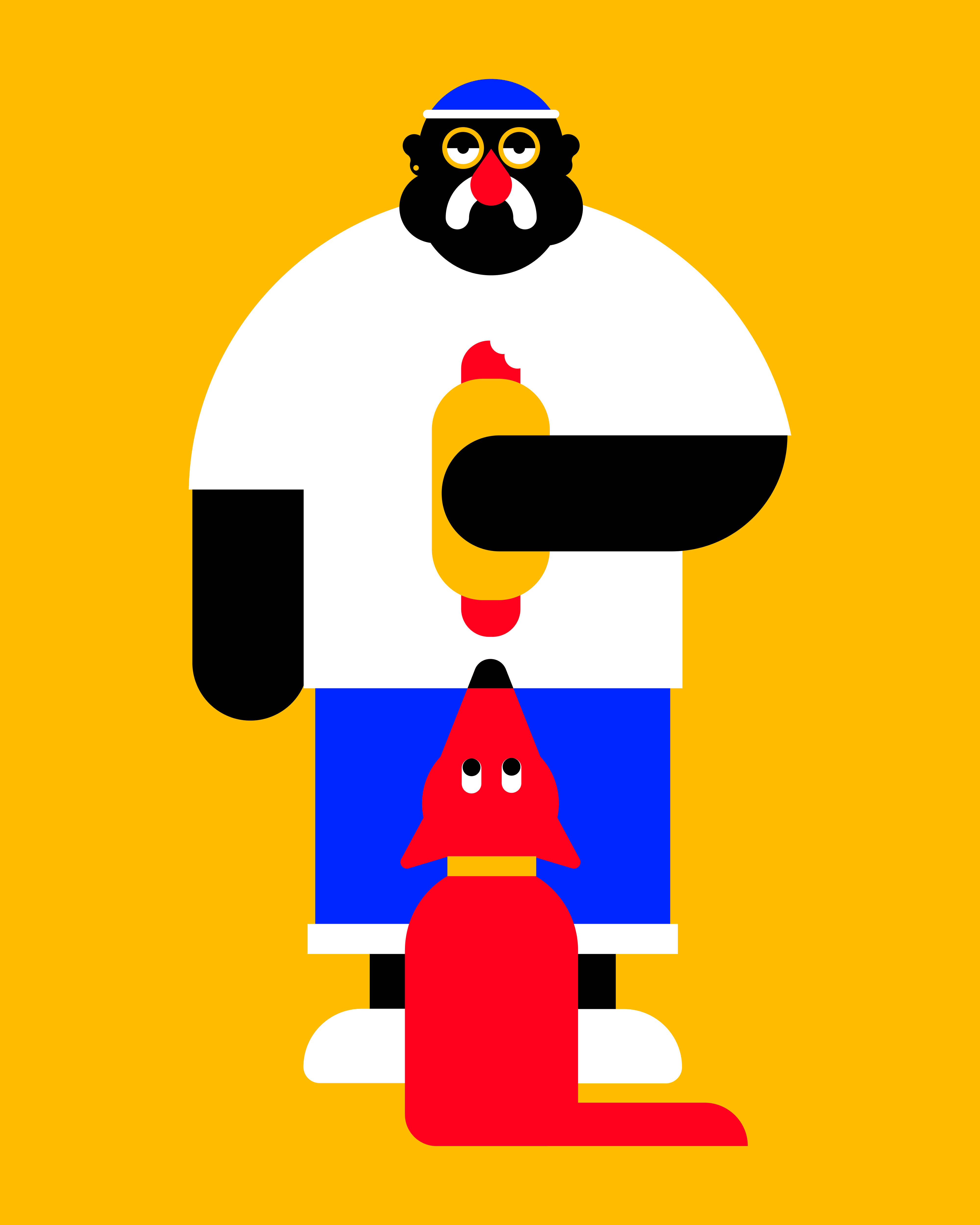 Hot Dog branding character design design geometric art graphic design illustration vector