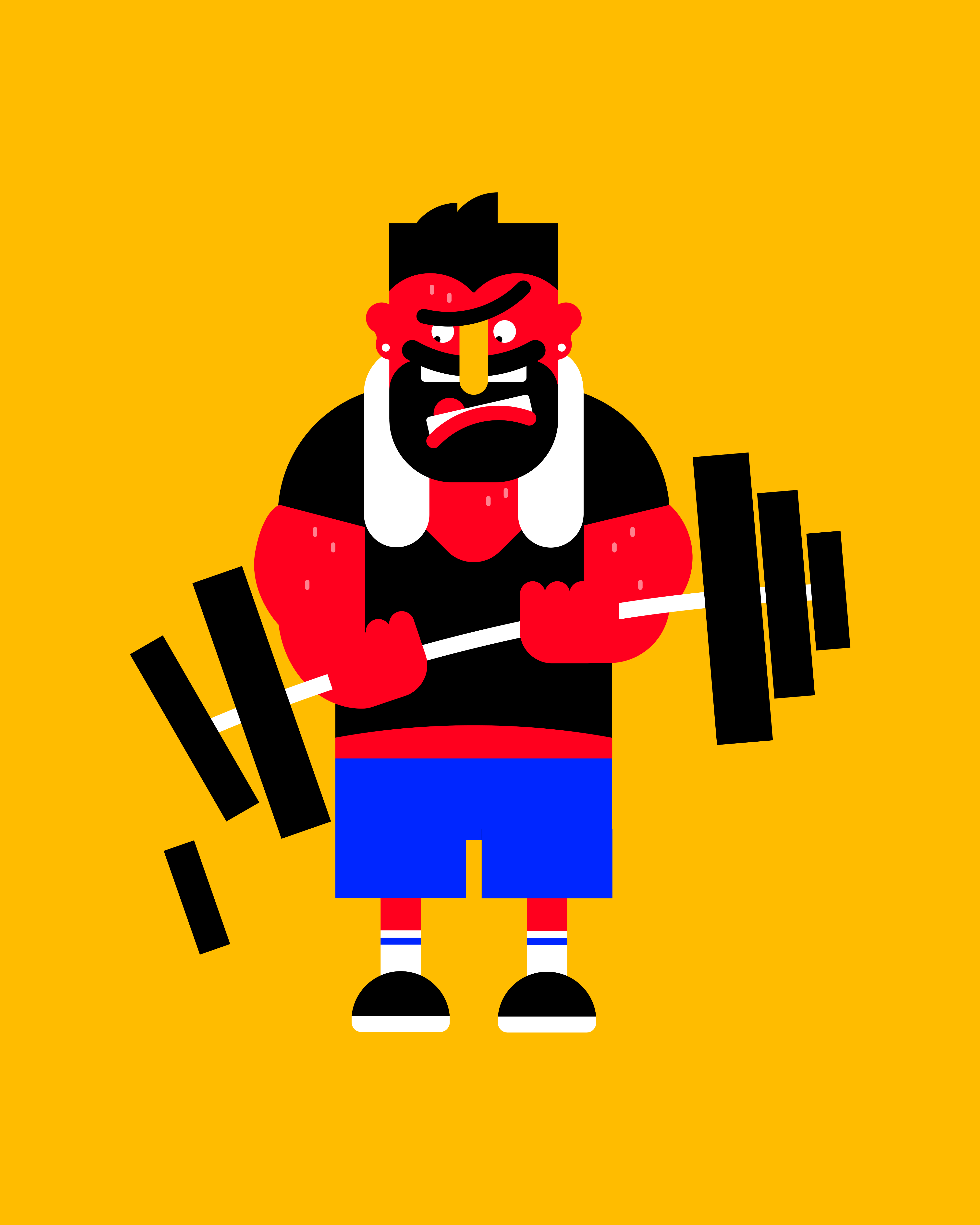 GYM branding character design design geometric art graphic design illustration vector