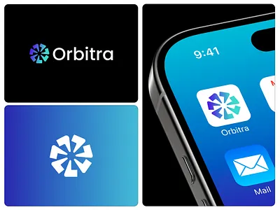 Orbitra - Abstract Logo Design abstract logo app icon app logo branding business logo creative logo custom logo lettermark logo logo design logo designer logo symbol logos logotype minimalist logo modern logo monogram logo pictorial mark tech logo