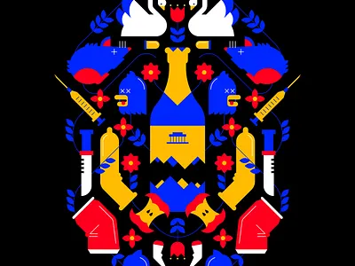 Landwehrkanal branding character design design geometric art graphic design illustration vector