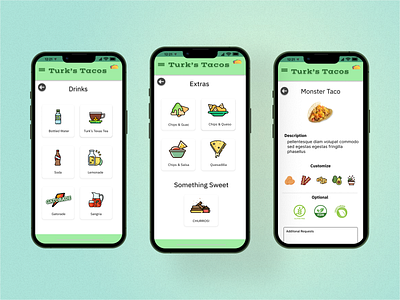 Turk's Tacos app design product design ux