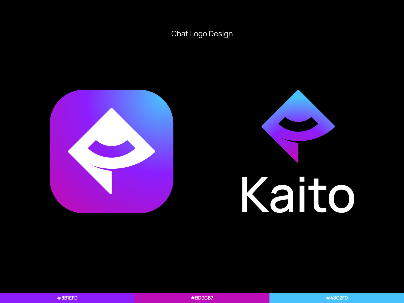 Smile & Kite — Friendly AI Chat Logo Design for SaaS ai branding ai chat logo ai logo app logo design brandidentity branding chat logo creative logo digital brandidentity logo logodesign logotype minimal logo modern logo saas branding saas logo startup branding startup logo tech logo tech startup