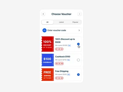 Bait & Switch - Dark Pattern choose coupon component coupon fashion voucher web design
