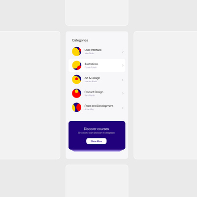 Learning Dashboard- Component app dashboard website design ui ux
