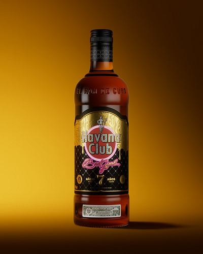 Havana Club branding design graphic design logo ron rum spirit label design