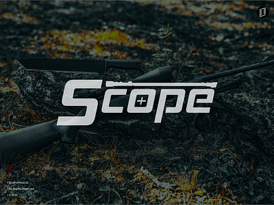 Scope Logo Concept brand identity branding brandmark design graphic design gun illustration inspiration letter logo letter o logo logos logotype scope sniper target vector weapon