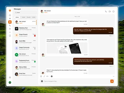 Messannger/Chat webapp design app chat app design messanger mobile app ui ux webapp