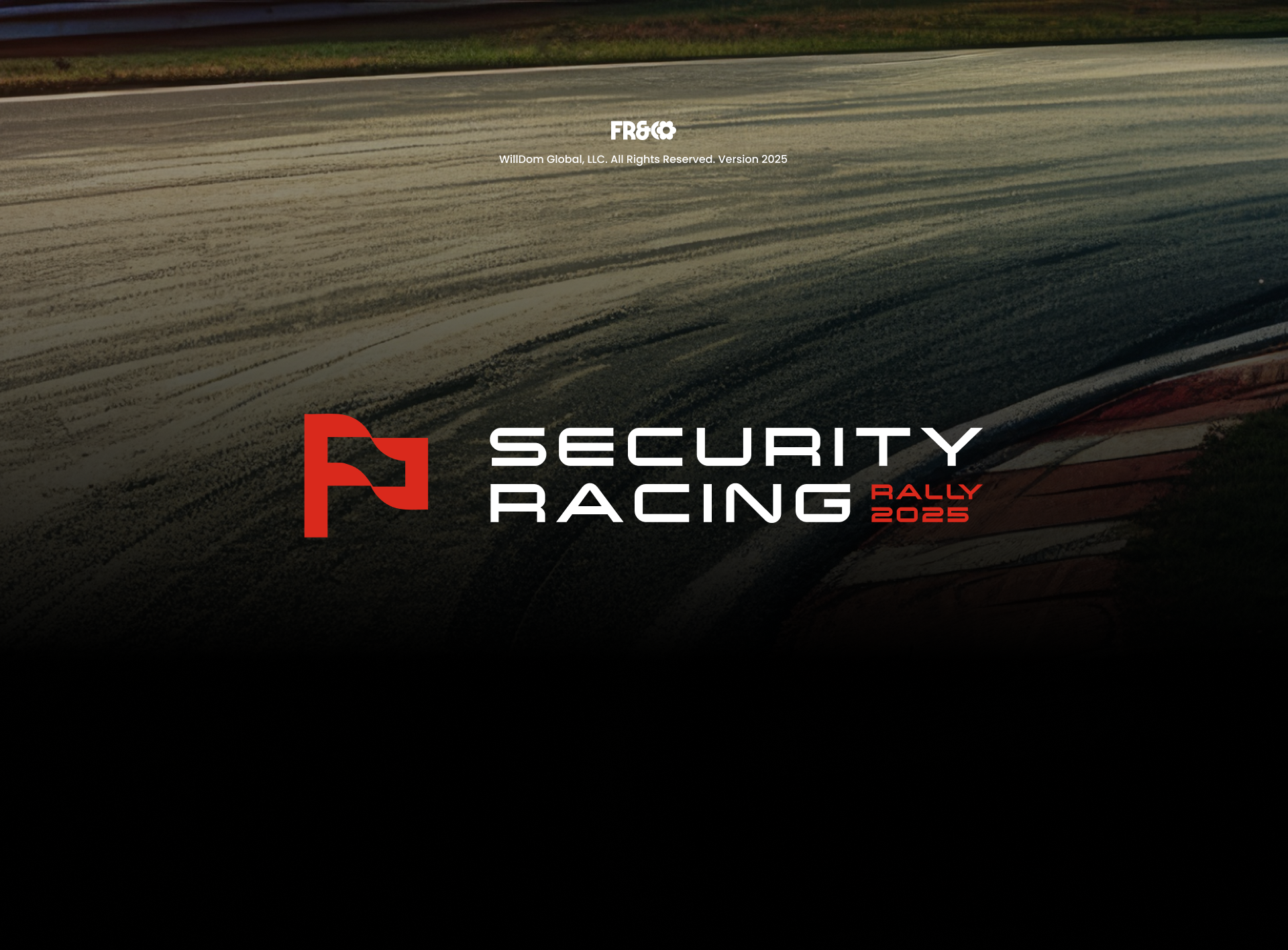 Landing Page - Security Racing Rally 2025 Fortinet eMozart branding emozart figma fortinet graphic design landing landing page layout racing security style web web design website