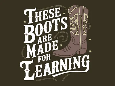 T-Shirt Illustration - Boots design graphic design illustration print vector