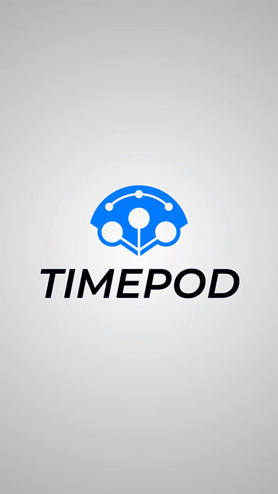 Logo Animation for TimePod animation animationlogo branding graphic design logo logoanimation