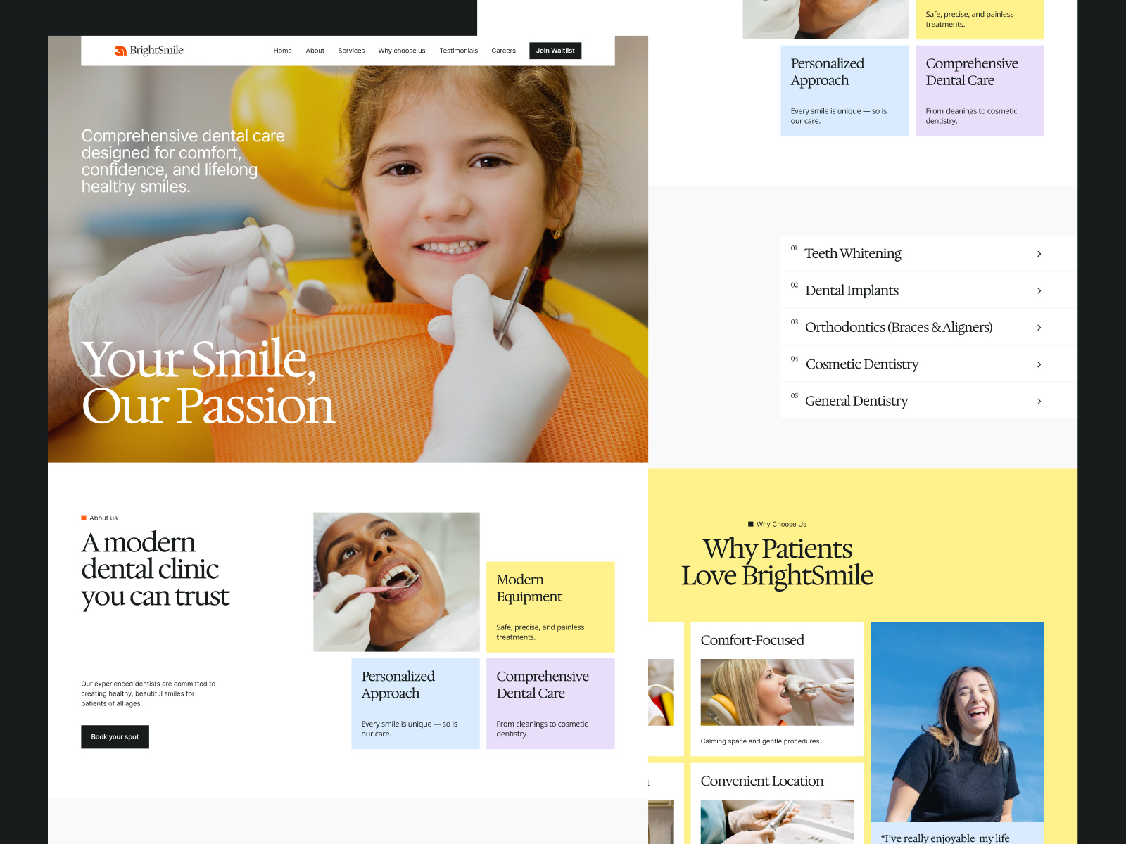 Example of Landing Page Development In Framer