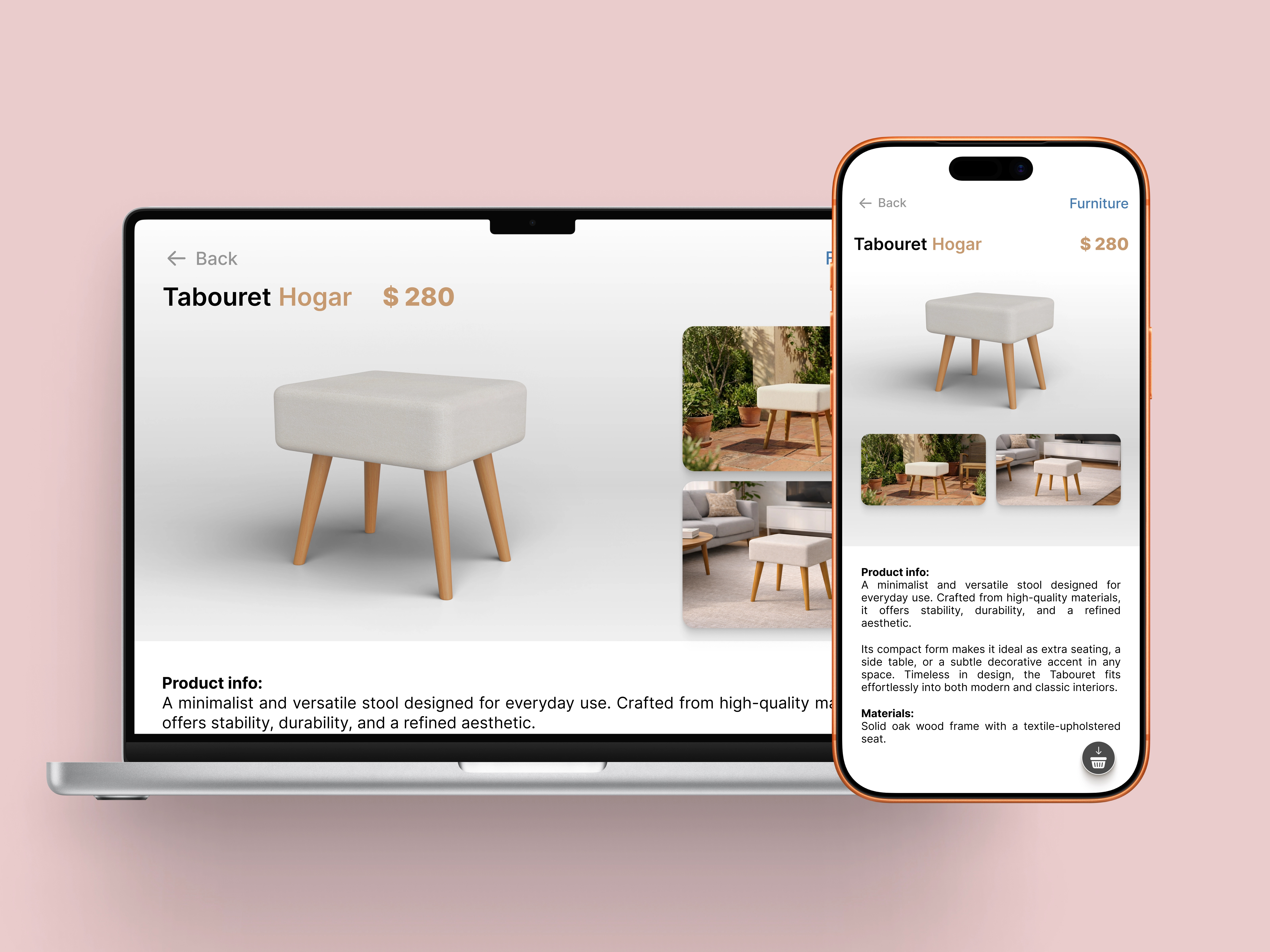 E-commerce Concept | 3D Visualization & UI Design