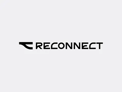 Reconnect logo mark conncect logo logo logotype minimalist modern logo monogram r logo
