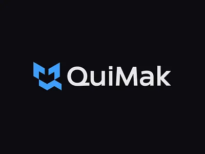 QuiMak for tech brand logo logotype m logo minimalist modern logo q logo tech technology vector