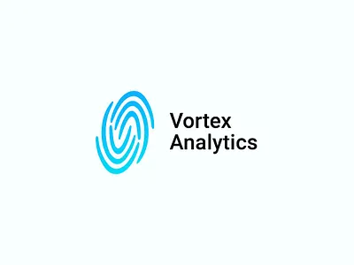 Vortex Analytics Logo graphic design logo