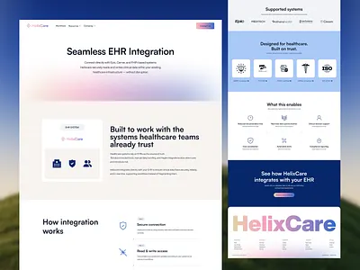 Healthcare SaaS Dashboard Website UI ai startup ai technology ai website ai website design analytics dashboard design ehr enterprise software health healthcare healthtech homepage neural network product page saas saas design web design website design