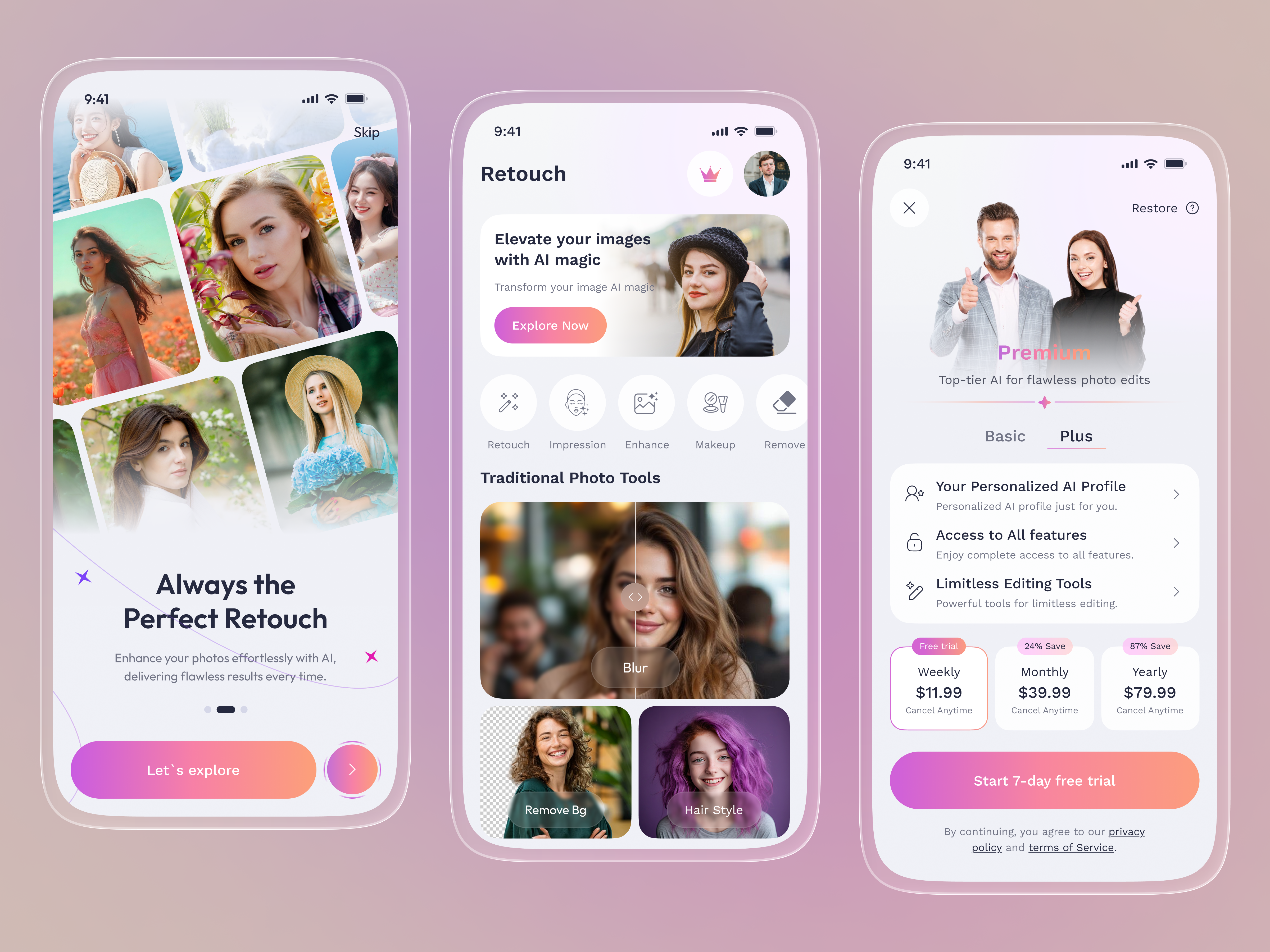 AI Image Generator App Design ai ai editor app design art creative design enhancer generative generator home image ios minimal ui mobile app premium remove splash ui ux video generate